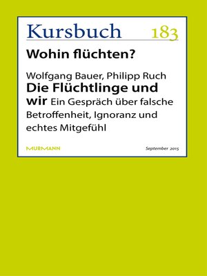 cover image of Die Flüchtlinge und wir